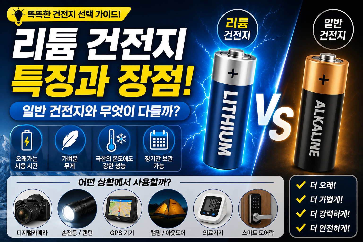 리튬건전지 특징 썸네일